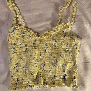 Yellow Crop Top